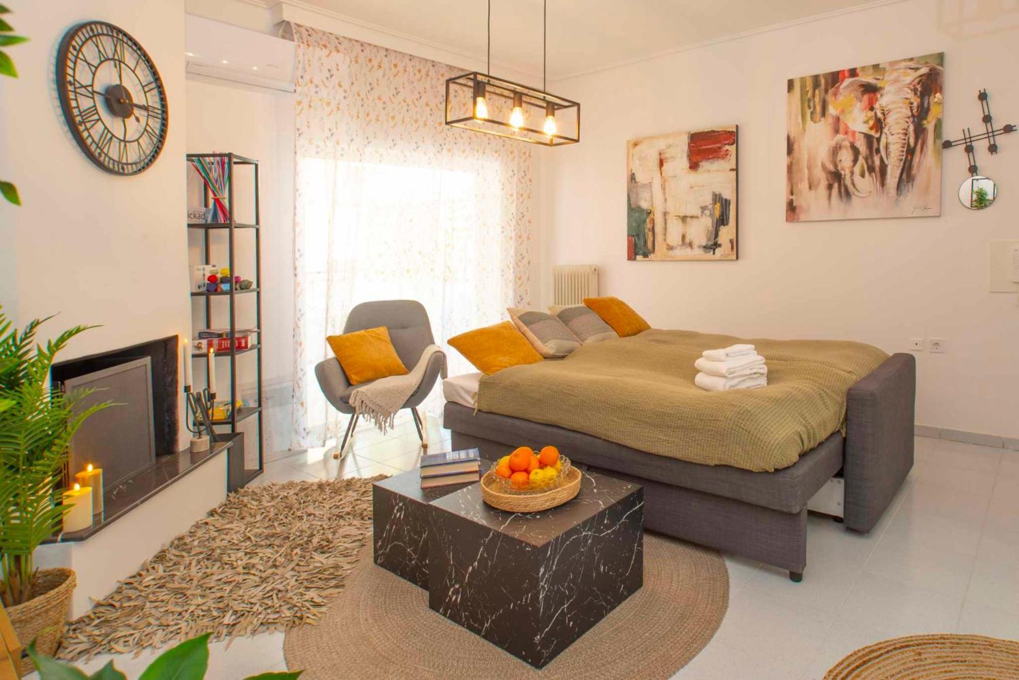 Top Floor Apartment In Халкида Экстерьер фото